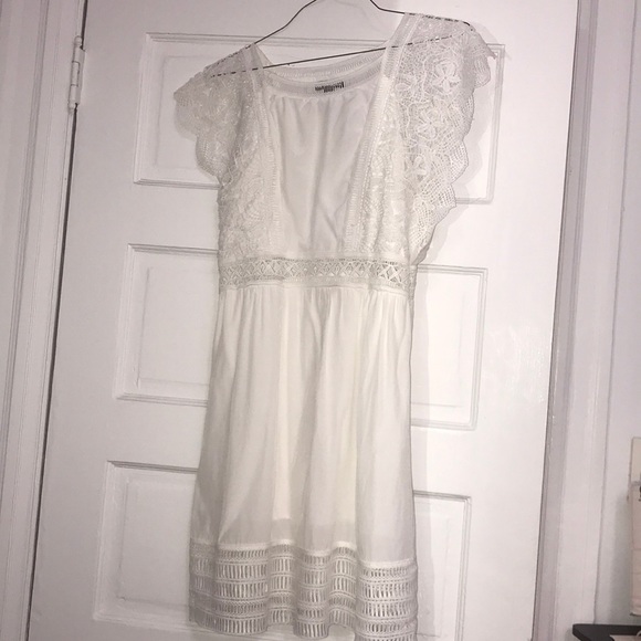 Aqua Dresses & Skirts - White Lace Dress